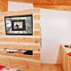 Schlafzimmer mit TV - Woodstocker Tischlerei - Seefeld Leutasch